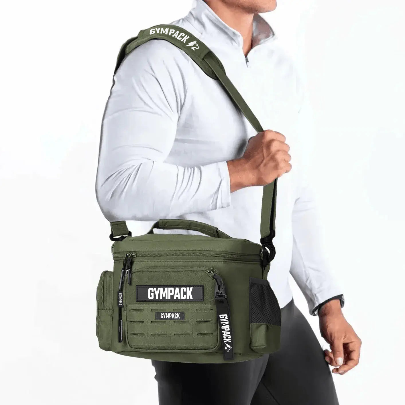 13L Gympack Green Thermal Lunch Bag