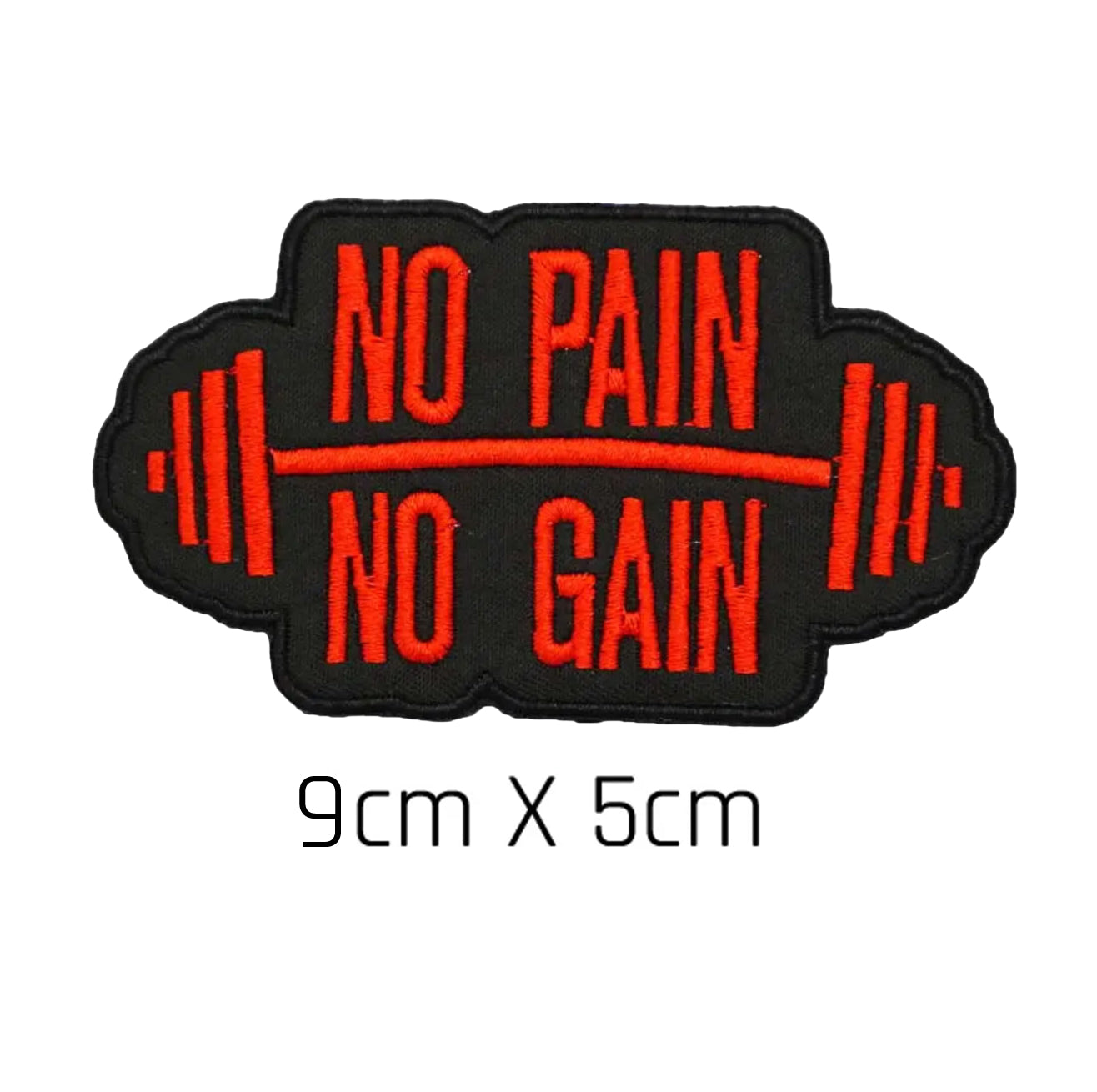 Parche No Pain No Gain Rojo