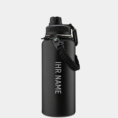 Bouteille isotherme Premium Gympack 1200 ml - Nom personnalisé