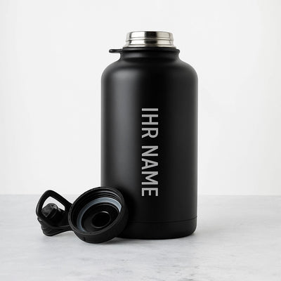 Bouteille isotherme Premium Gympack 2000 ml - Nom personnalisé