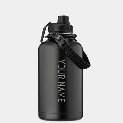 Bouteille isotherme Premium Gympack 2000 ml - Nom personnalisé
