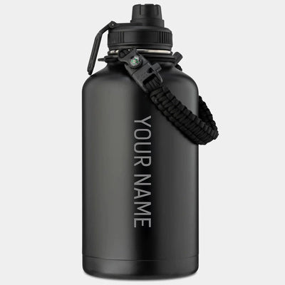 Bouteille isotherme Premium Gympack 2000 ml - Nom personnalisé