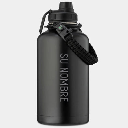 Premium Gympack 2000ml Thermoflasche - Personalisierter Name