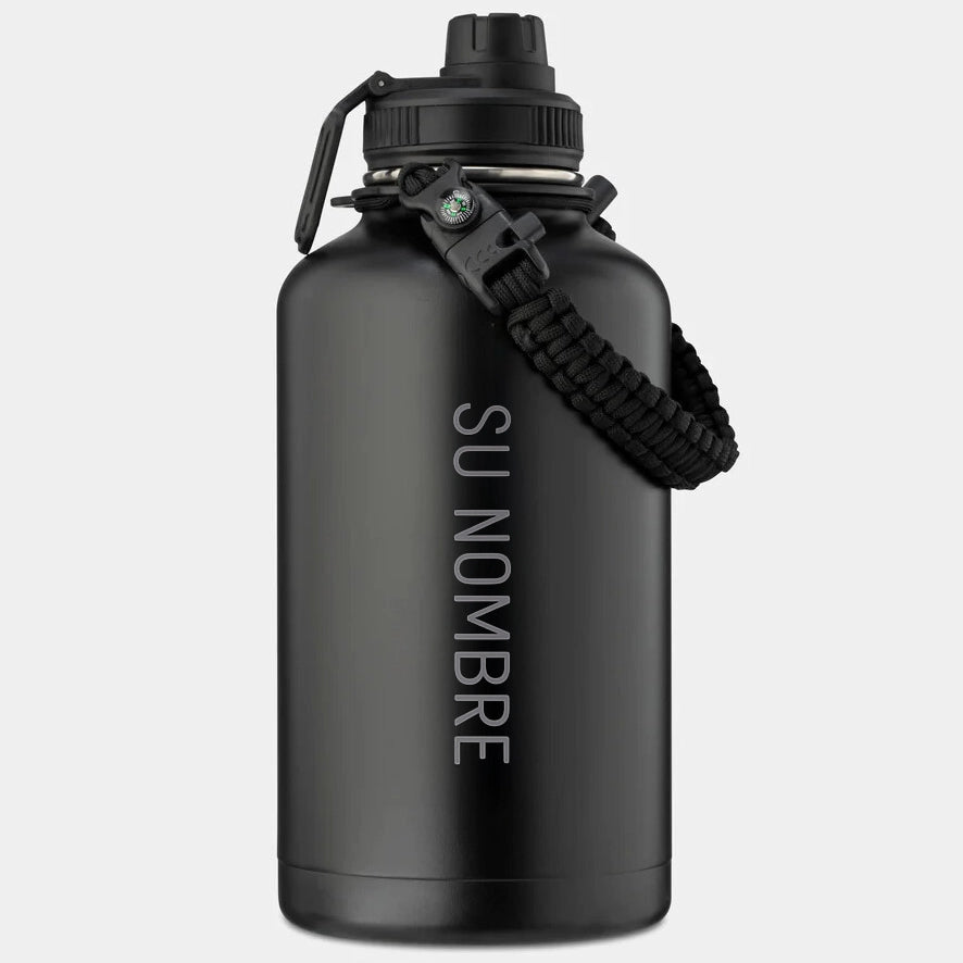 Premium Gympack 2000ml Thermoflasche - Personalisierter Name