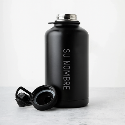 Premium Gympack 2000ml Thermoflasche - Personalisierter Name