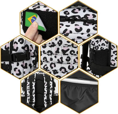 Mochila Gympack Pro 25L Leopardo - Detalhes Gerais da Mochila