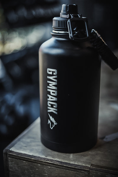 Bouteille isotherme Premium Gympack 2000 ml - Nom personnalisé