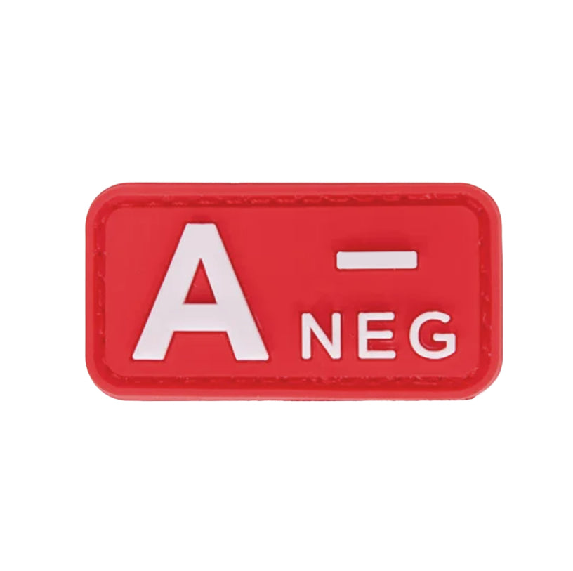 Blutgruppenpflaster (A+, B+, AB+, O+, A-, B-, AB-, O-) Rot