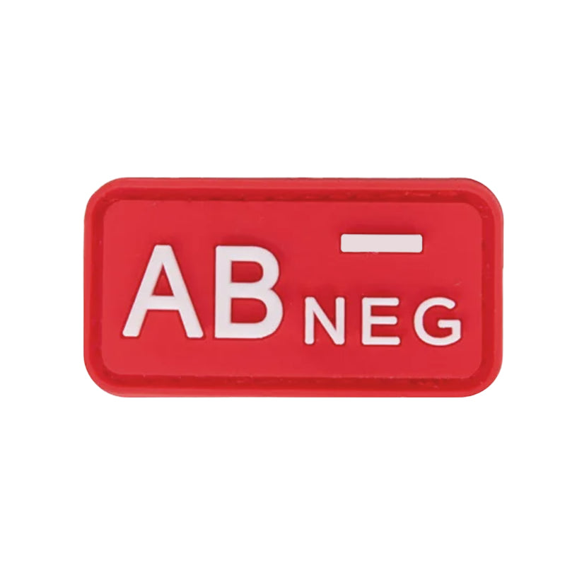 Blutgruppenpflaster (A+, B+, AB+, O+, A-, B-, AB-, O-) Rot