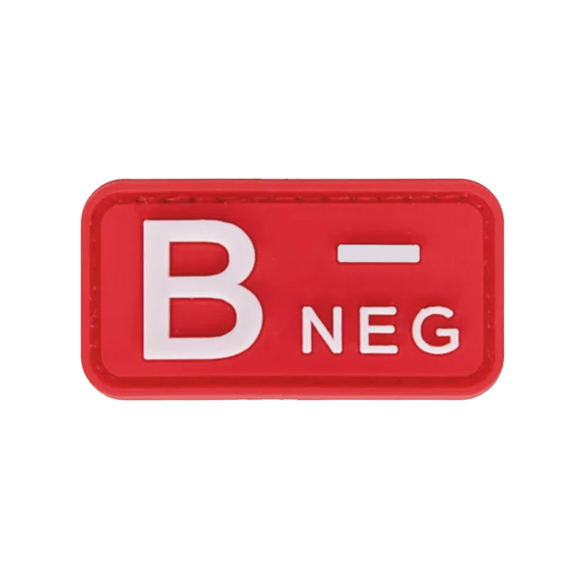 Blutgruppenpflaster (A+, B+, AB+, O+, A-, B-, AB-, O-) Rot