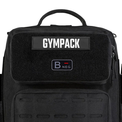 Patch de groupe sanguin (A+, B+, AB+, O+, A-, B-, AB-, O-) Noir / Gris