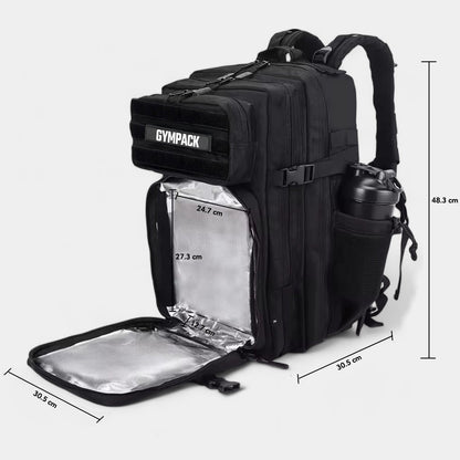 Sac à dos thermique Gympack 45 L Noir