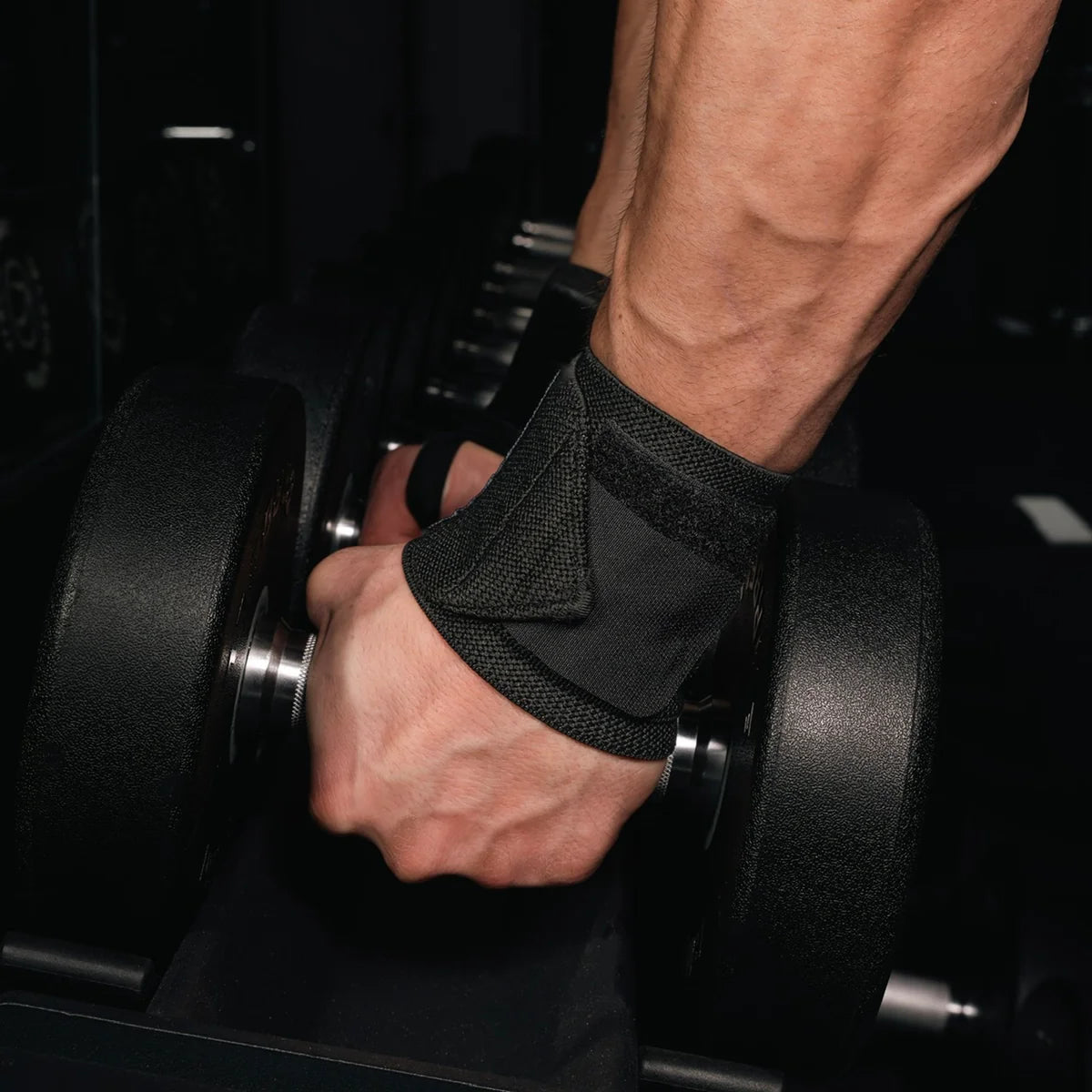 Schwarzes Gympack-Armband