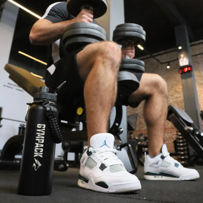 Premium Gympack 1200ml Thermoflasche - Personalisierter Name