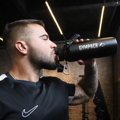 Premium Gympack 1200ml Thermoflasche - Personalisierter Name
