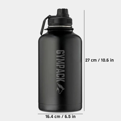 Bouteille isotherme Premium Gympack 2000 ml - Nom personnalisé