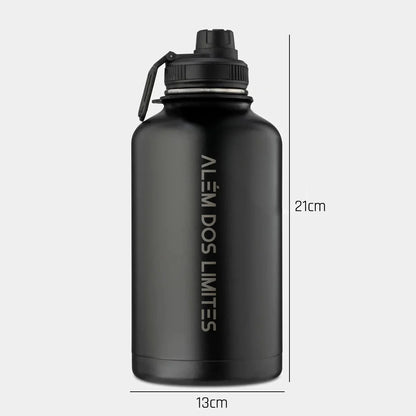 Botella Térmica Premium Gympack 2000ml - Personalizada Nombre
