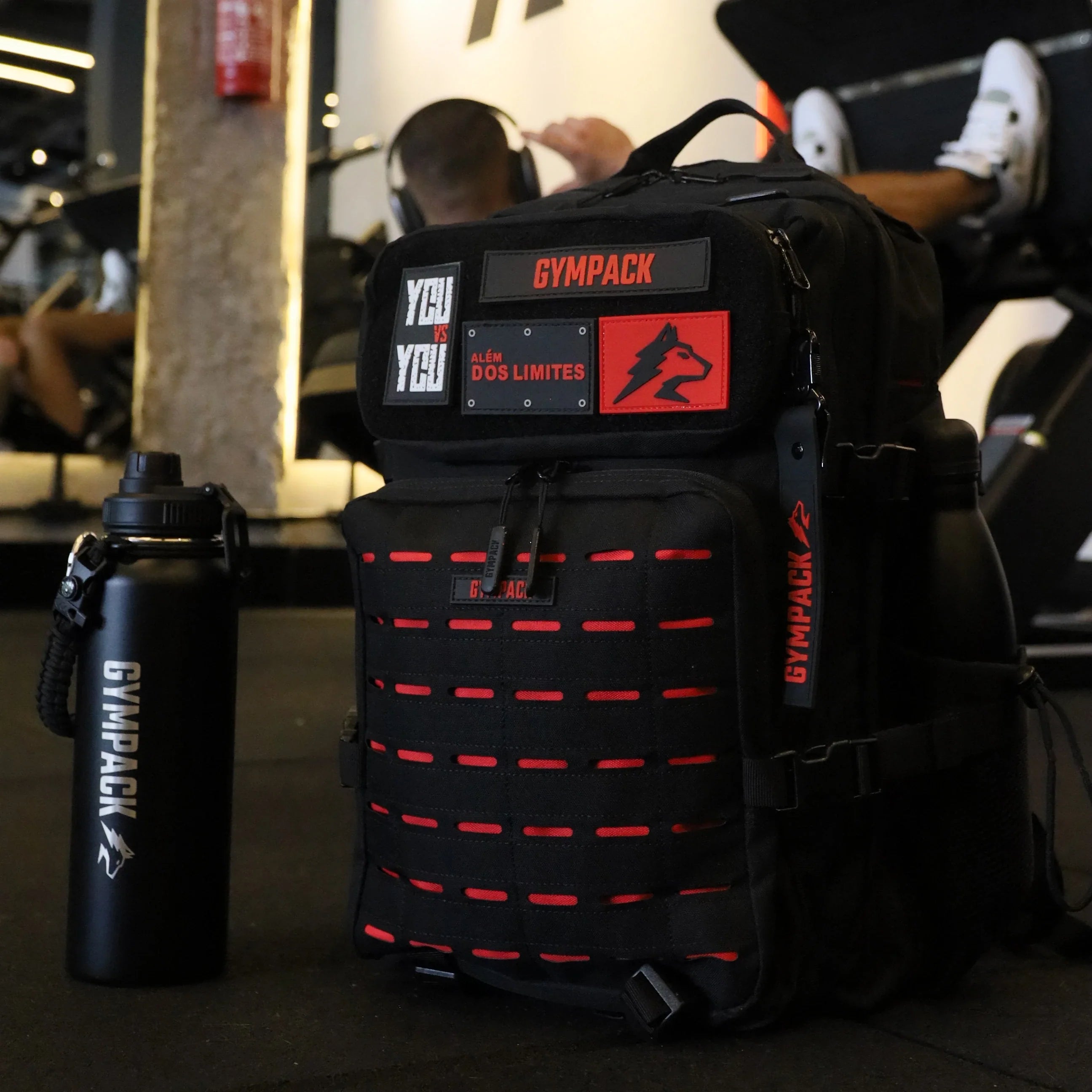 Premium Gympack 1200ml Thermoflasche - Personalisierter Name