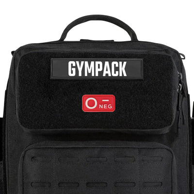 Patch de groupe sanguin (A+, B+, AB+, O+, A-, B-, AB-, O-) Rouge