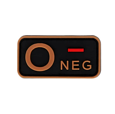 Patch de groupe sanguin (A+, B+, AB+, O+, A-, B-, AB-, O-) Bronze