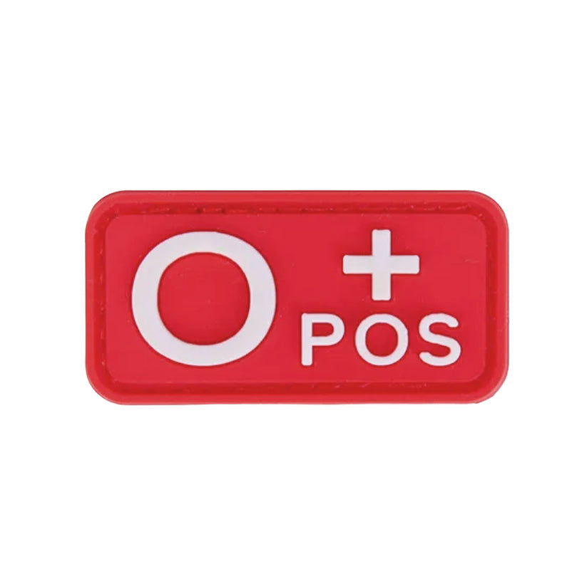 Blutgruppenpflaster (A+, B+, AB+, O+, A-, B-, AB-, O-) Rot