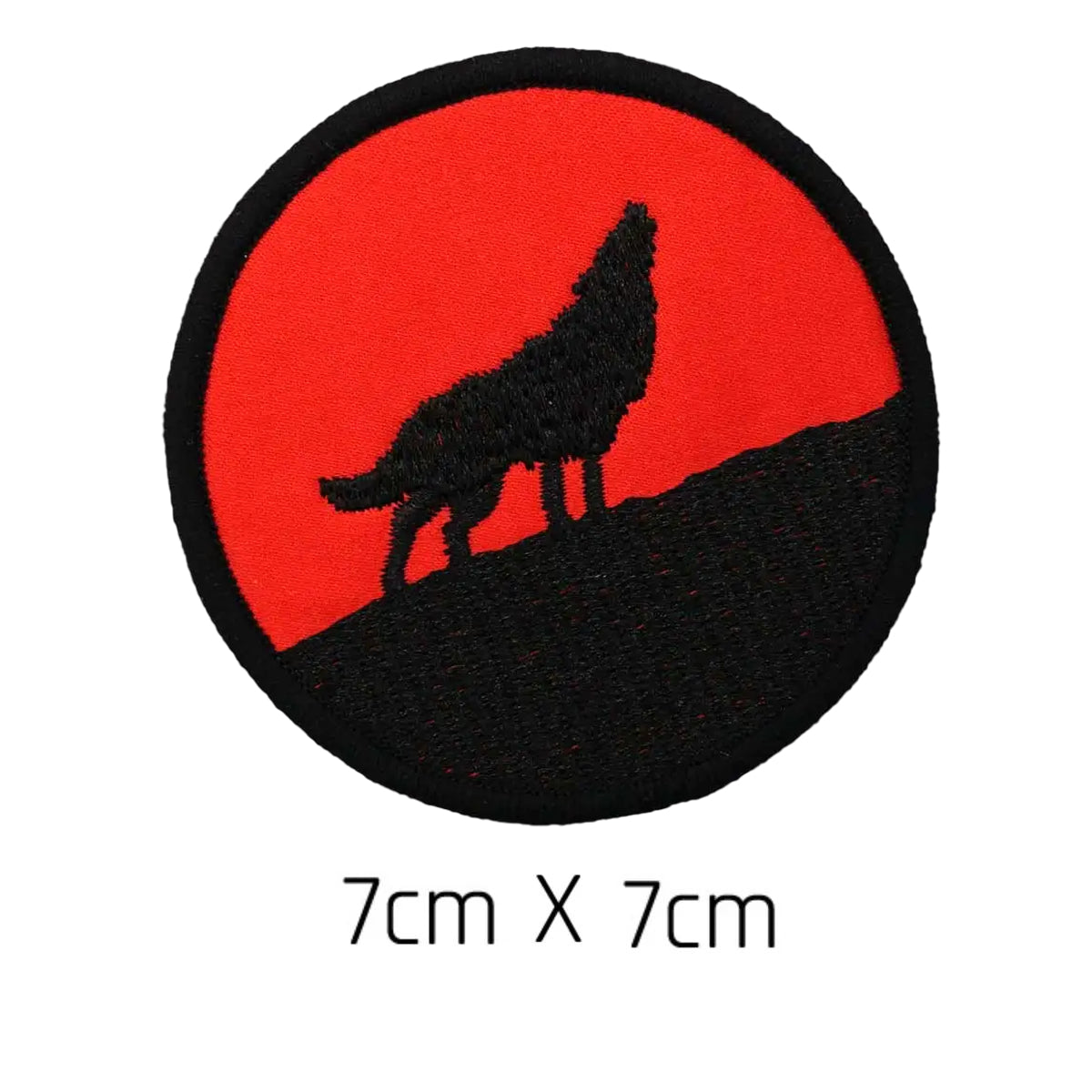 Heulender Wolf Aufnäher